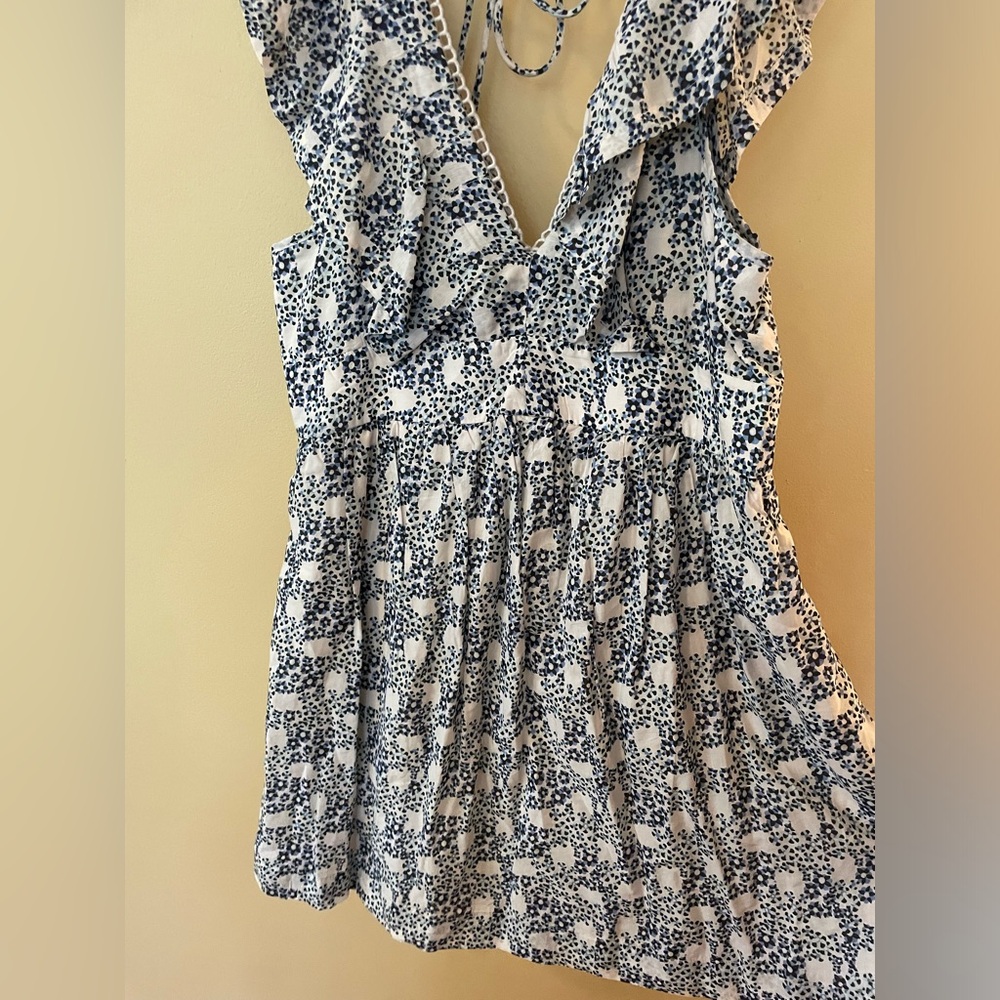 Anthropologie vneck plunge tunic mini dress - Picture 4 of 10